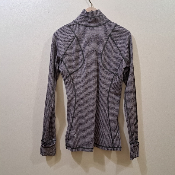 Lululemon race your pace 1/2 zip hyper stripe mauvelous heathered - Picture 14 of 16